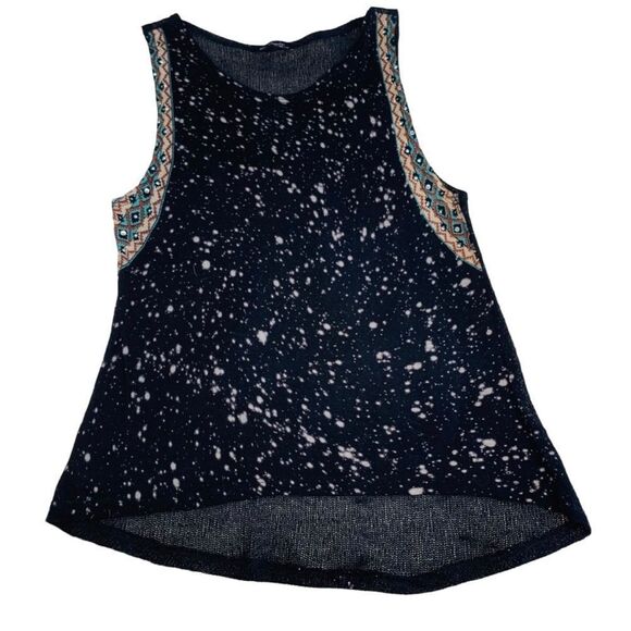 10/$25🦋 The Classic Galaxy Knit Black & Tan Tank - Size XS - Picture 5 of 9